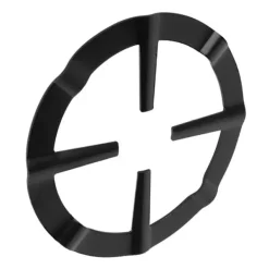 Avsvalningsgaller-Rostfritt Järn Svart Moka Kaffekanna Hylla Rund Spis Brännare Stödställ Köksredskap