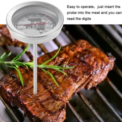 Rostfritt stål BBQ köttmjölk kökstermometer grill matlagningssond