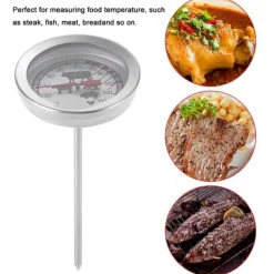 Rostfritt stål BBQ köttmjölk kökstermometer grill matlagningssond