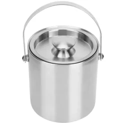 Ishink & Kylare-Rostfritt stål dubbelväggig ishink för Party Bar KTV Rödvin