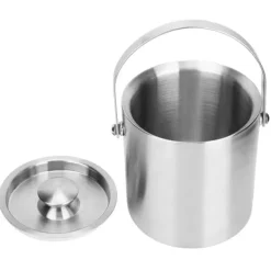 Ishink & Kylare-Rostfritt stål dubbelväggig ishink för Party Bar KTV Rödvin