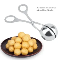 Pressar-Rostfritt Stål Icke-klibbiga Köttbullar Risbollar Klipp Maker Köksverktyg