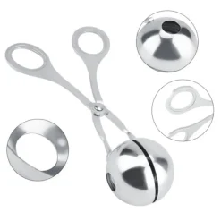 Pressar-Rostfritt Stål Icke-klibbiga Köttbullar Risbollar Klipp Maker Köksverktyg