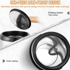 Dryckesautomater-Rostfritt stål isolerad dryckesautomat, 2 gallon (7,6 liter), för varm och kall dryck, livsmedelsklassad för te, kaffe, vatten.