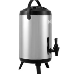 Dryckesautomater-Rostfritt stål isolerad dryckesautomat, 2 gallon (7,6 liter), för varm och kall dryck, livsmedelsklassad för te, kaffe, vatten.
