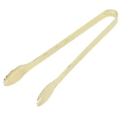 rostfritt stål istång livsmedelskvalitet förhindrar att den glider sockermat kökspincett för hushållsmat förgylld