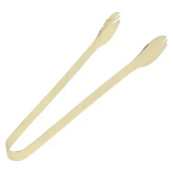 rostfritt stål istång livsmedelskvalitet förhindrar att den glider sockermat kökspincett för hushållsmat förgylld