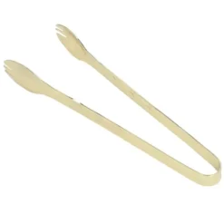 rostfritt stål istång livsmedelskvalitet förhindrar att den glider sockermat kökspincett för hushållsmat förgylld