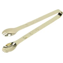 rostfritt stål istång livsmedelskvalitet förhindrar att den glider sockermat kökspincett för hushållsmat förgylld