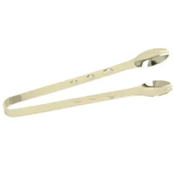 rostfritt stål istång livsmedelskvalitet förhindrar att den glider sockermat kökspincett för hushållsmat förgylld