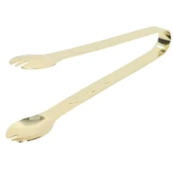 rostfritt stål istång livsmedelskvalitet förhindrar att den glider sockermat kökspincett för hushållsmat förgylld