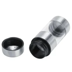 Rostfritt Stål Kryddburk Salt Peppar Krydd Kryddkruka Flasktank för Hemkök