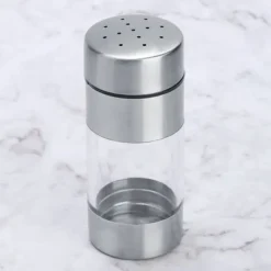 Rostfritt Stål Kryddburk Salt Peppar Krydd Kryddkruka Flasktank för Hemkök