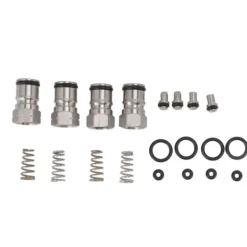 Rostfritt stål kullås fatstolpar med 18 mm invändig gänga - gas- och flytande valsfjäder för vin, cola, sirap