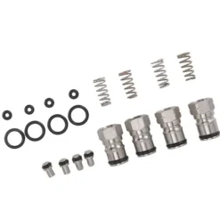 Rostfritt stål kullås fatstolpar med 18 mm invändig gänga - gas- och flytande valsfjäder för vin, cola, sirap