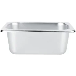 Tillbehör För Matservering-Rostfritt stål matbuffé tallrikar kastruller bricka fat hållare fyrkantig matbehållare