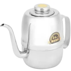 Olje- & Vinägerbehållare-Rostfritt Stål Oljekruka Vinägerflaska Krydddispenser för Hemrestaurangkök 24oz