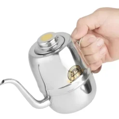 Olje- & Vinägerbehållare-Rostfritt Stål Oljekruka Vinägerflaska Krydddispenser för Hemrestaurangkök 24oz