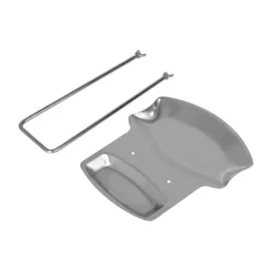 Skedhållare-Rostfritt stål Pan Cover Rack Pan Lock Förvaring Hylla Organizer Skedstöd med avloppsbricka