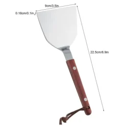 Rostfritt Stål Pannkaksspade Grillspade Handtag Kök Matlagningsspade 85 Spade