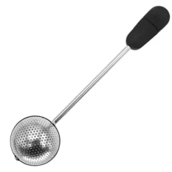 Sockerströare-rostfritt stål pulversockerskakare duster mjölsikt pulverduster bakpulversiktar för bakverktyg