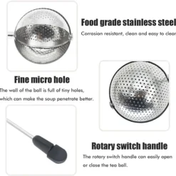 Sockerströare-rostfritt stål pulversockerskakare duster mjölsikt pulverduster bakpulversiktar för bakverktyg