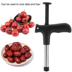 Hålslevar-rostfritt stål rostfritt hållbart vasst kärnborrare för dadlar och frukt