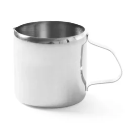 Kaffe- & Tekannor-Rostfritt stål rostfritt stål mjölkgräddkopp för kaffe, 350ml - Hendi 450505