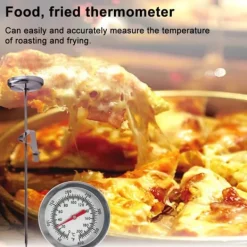 Rostfritt Stål Stekolja Termometer Fritös Friterad Kyckling Grill Termometermätare