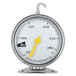 Matlagningstermometrar-Rostfritt Stål Stor Ugnstermometer med Krok Kök Matlagning Mätverktyg 50-280 ℃
