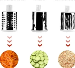 Mathyvlar & Rivjärn-Roterande rivjärn med 3 olika trummor Blå