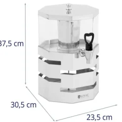 Dryckesautomater-Royal Catering - Juicedispenser - 4 l - Kylsystem