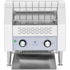 Brödrostar & Brödgrillar-Royal Catering - Brödrost med rullande band - 2200 watt - 7 hastighetsgrader - 3 lägen