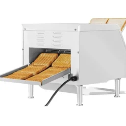 Brödrostar & Brödgrillar-Royal Catering - Brödrost med rullande band - 2200 watt - 7 hastighetsgrader - 3 lägen
