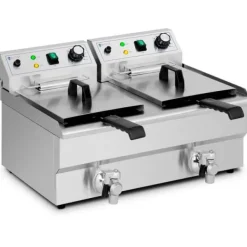 Royal Catering - Elektrisk fritös - 2 x 9 L - 230 V