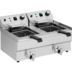 Royal Catering - Elektrisk fritös - 2 x 9 L - 230 V