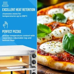 Grillar-Royal Catering - Pizzaugn - Högtemperatur - Rostfritt stål - Pizzautrustning