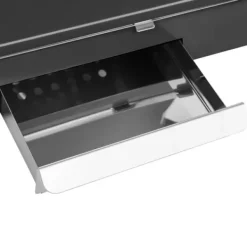 Popcornmaskiner-Royal Catering - Popcornmaskin med vagn - Retrodesign - Svart