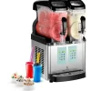 Royal Catering - Slushmaskin - 2 x 8 liter - LED - Glassfunktion