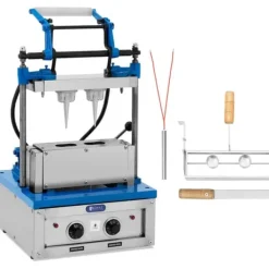 Våffeljärn-Royal Catering - Våffeljärn för glasstrutar - 100–120 våfflor/timme - 74 x 124 mm
