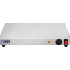 Royal Catering - Värmeplatta - 250 W - rostfritt stål - 50 cm