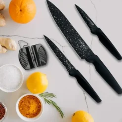 Royalty Line Köksknivar-RL-MB3B 3st Knivset med mini knivslip