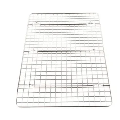 Rutigt kylställ 304 rostfritt stål rutnät Deformationsmotstånd Bakgaller för hembakeri Brödkaka Cookie