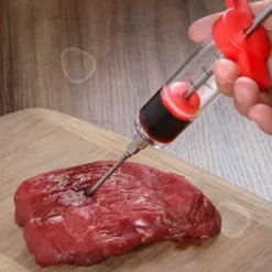 Saftspruta för såser - CONFO® - 30ml - Plast och rostfritt stål - Fin nål - Precisionsinjektion