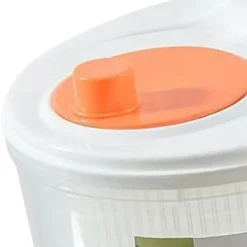 Salladsslungor-Sallad Spinner Manuell Sallad Spinner 3L Stor kapacitet Grönsakstvättmaskin Torktumlare Avloppssil med skål och durkslag