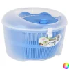 Salladsslungor-Salladcentrifug - Tontarelli - 4,5 L - Plast - Transparent - Ø 24,5 cm
