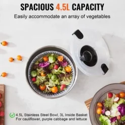 Salladsslungor-Salladslunga, 25x25x21 cm, Rostfritt stål