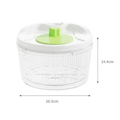 Salladsslunga med frukt och grönsaker, tvättmaskin och torktumlare, dubbelt lager av livsmedelskvalitet, lätt att hantera och se, diskmaskinssäker, k | CDON