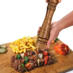 Salt- och Pepparkvarn 25,4 cm Trä - 2-pack