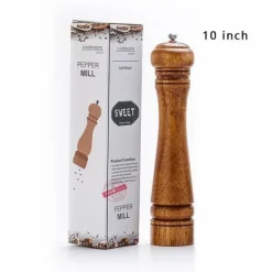 Salt- och Pepparkvarn 25,4 cm Trä - 2-pack